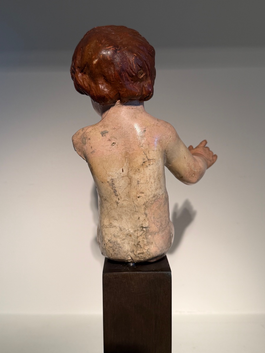 Papier-mâché Putto-photo-3