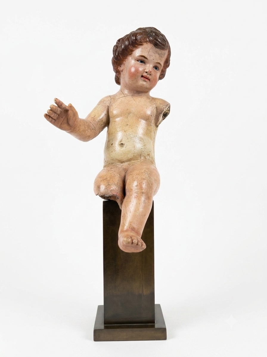 Papier-mâché Putto