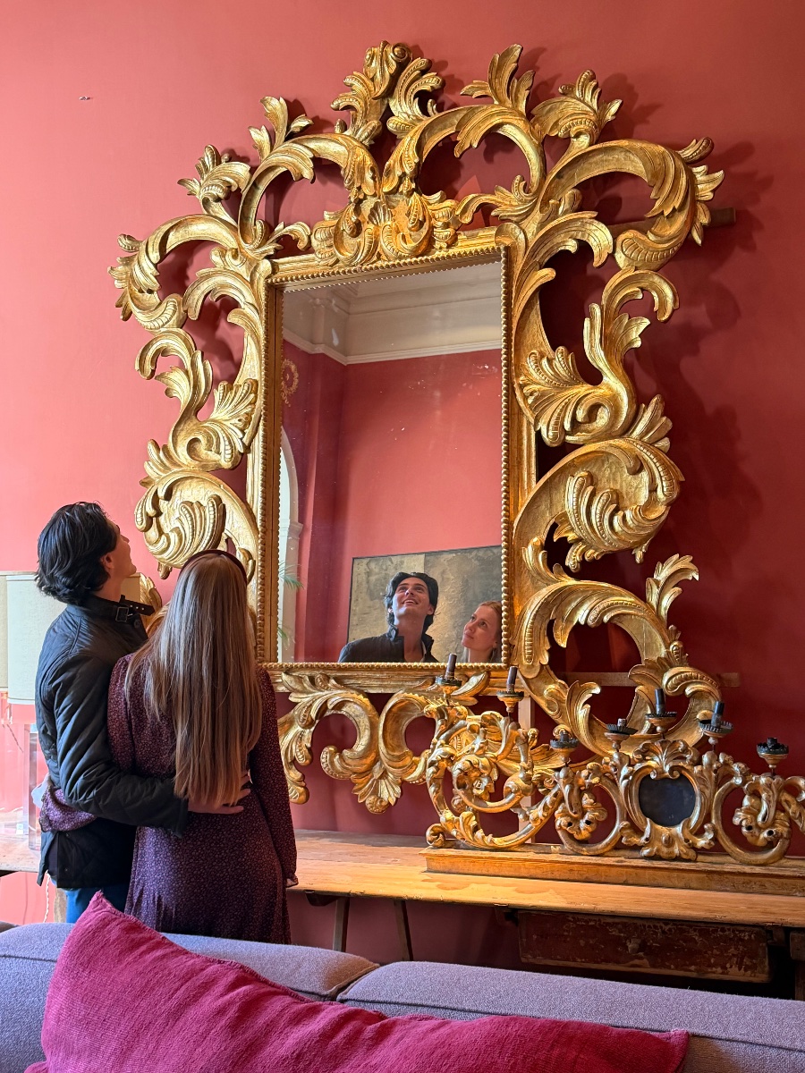 Miroir XXL doré-photo-2