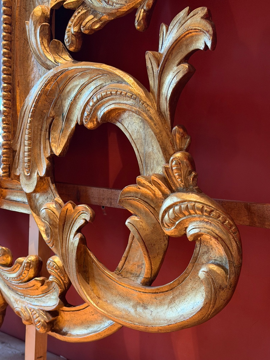 Miroir XXL doré-photo-2