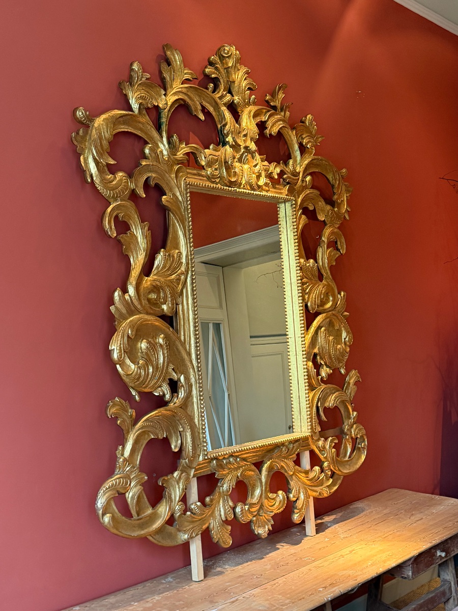 Miroir XXL doré-photo-8