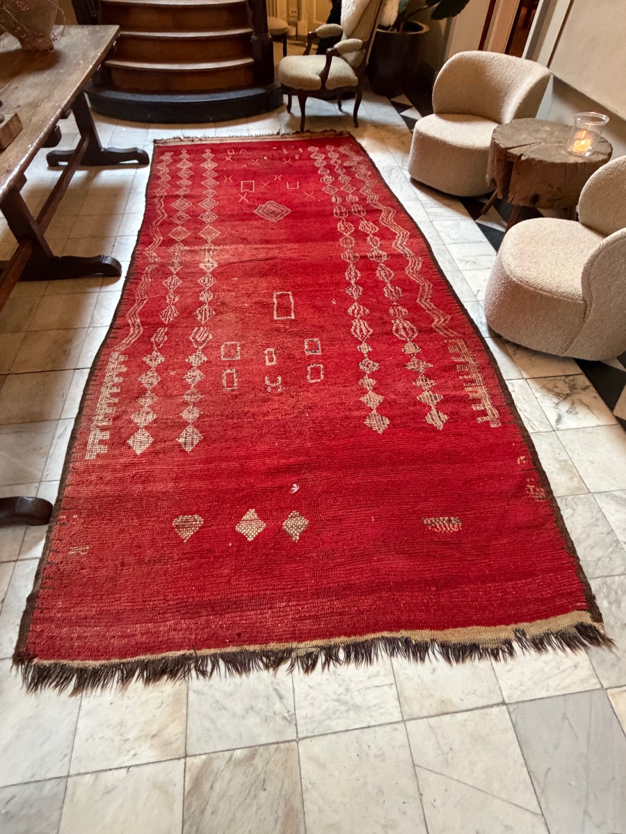 Ancien Tapis Berber Maroccain-photo-4