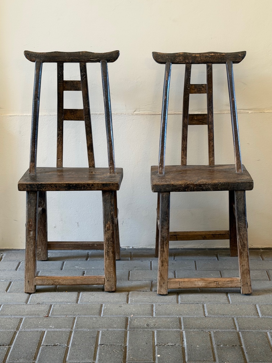 Paire de chaises Chinois-photo-2