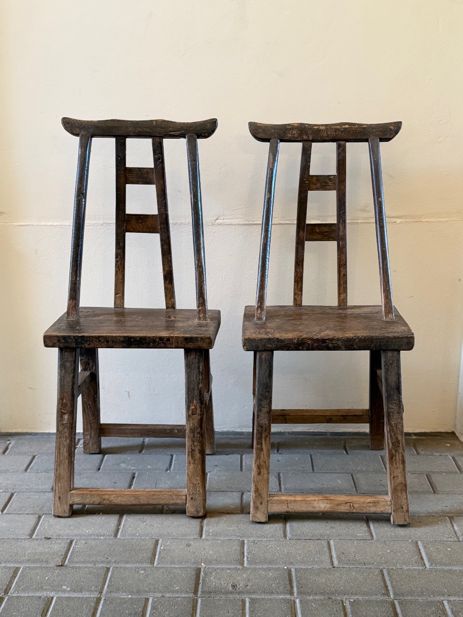 Paire de chaises Chinois-photo-5