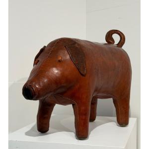 Leather Footrest, Dimitri Omersa