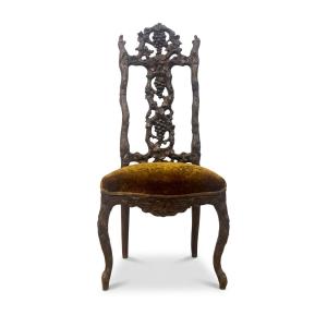 Chaise a motifs de vigne