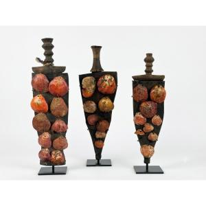 Ensemble de 3  Couteaux  Africains