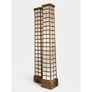 Paire de colonnes