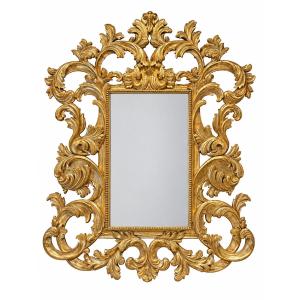 Miroir XXL doré