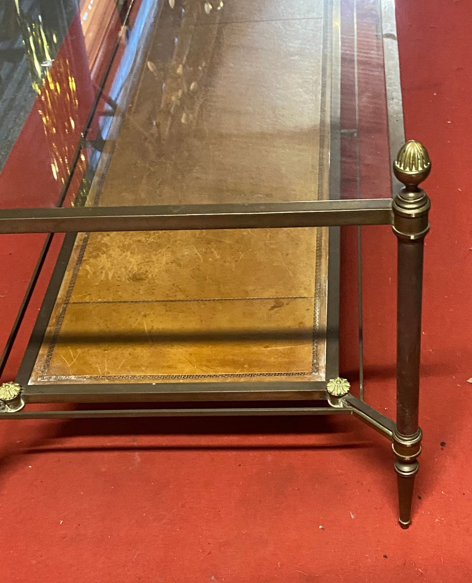 1950/70′ Table Basse Maison Jansen 123 X 53 X H 49 Cm-photo-1