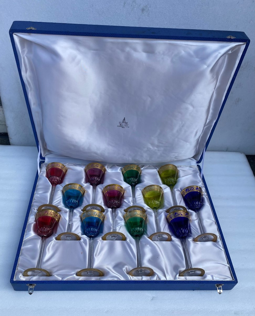 1950s St. Louis Thistle Crystal Service, 310 Pieces Including 44 Roemers-photo-1