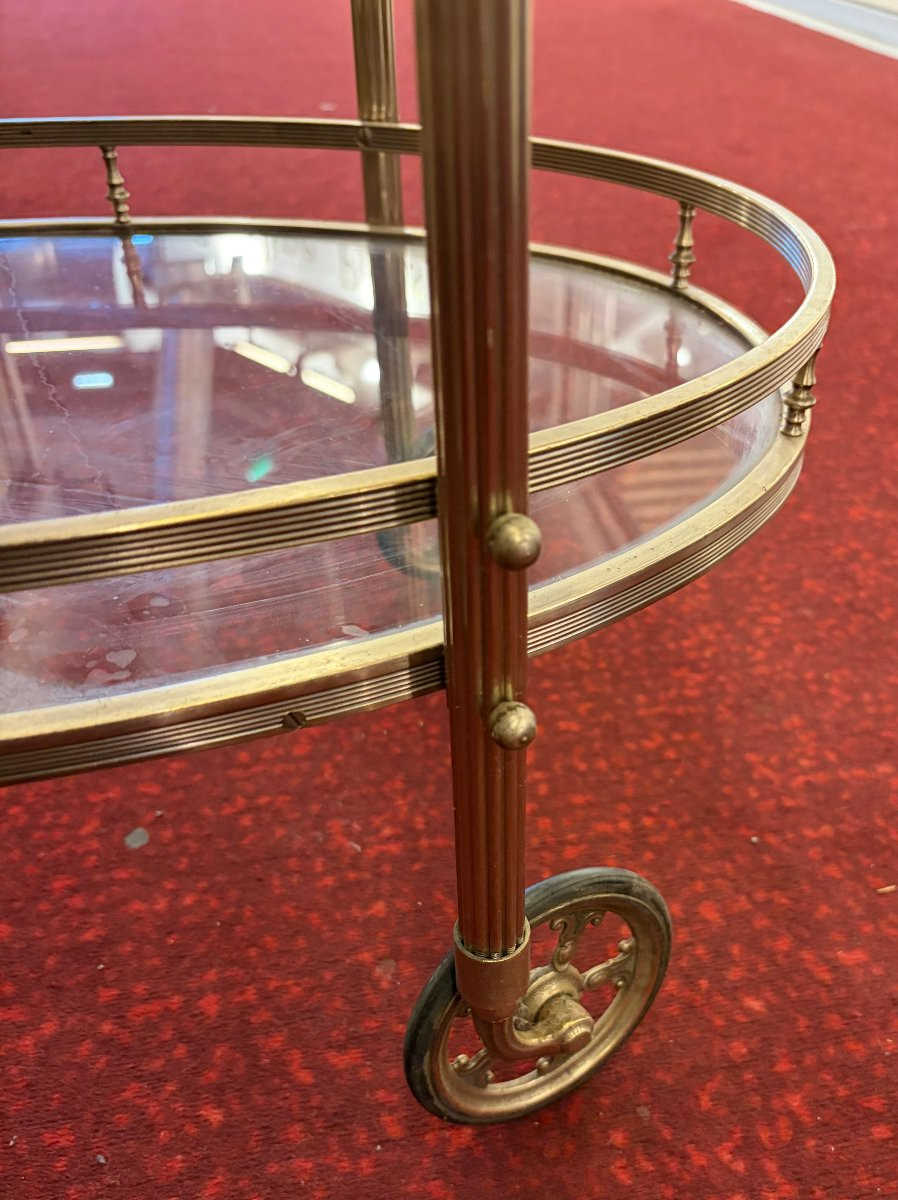 1970s Silvered Bronze Rolling Barmaison Bagues With Pilaster Galleries-photo-1