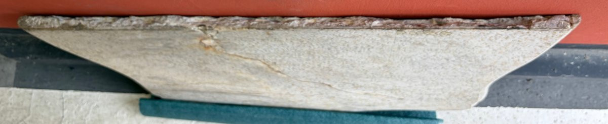 Louis XVI Console Table, 18th Century, Painted Wood, Needs Restoration.-photo-6