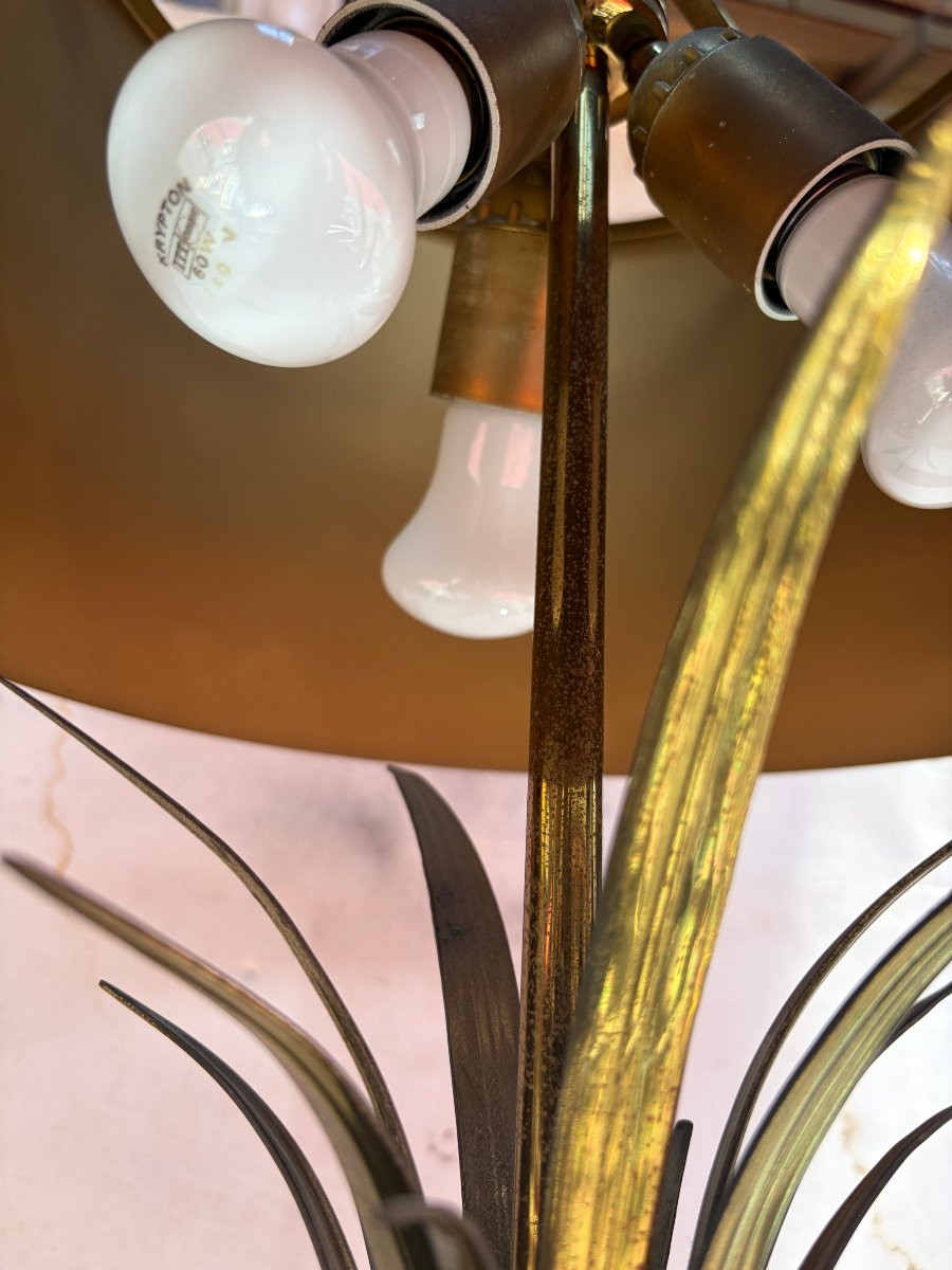 1970′ Maison Charles Lampe Vase medicis En Bronze Signée-photo-1