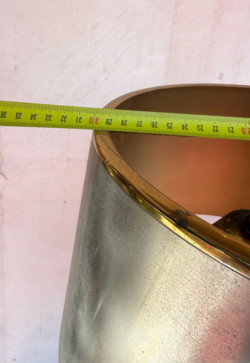 1970′ Maison Charles Lampe Vase medicis En Bronze Signée-photo-7