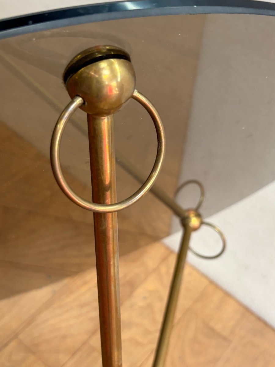 1950s–1970s Bronze Tripod Side Table By Maison Jansen-photo-4