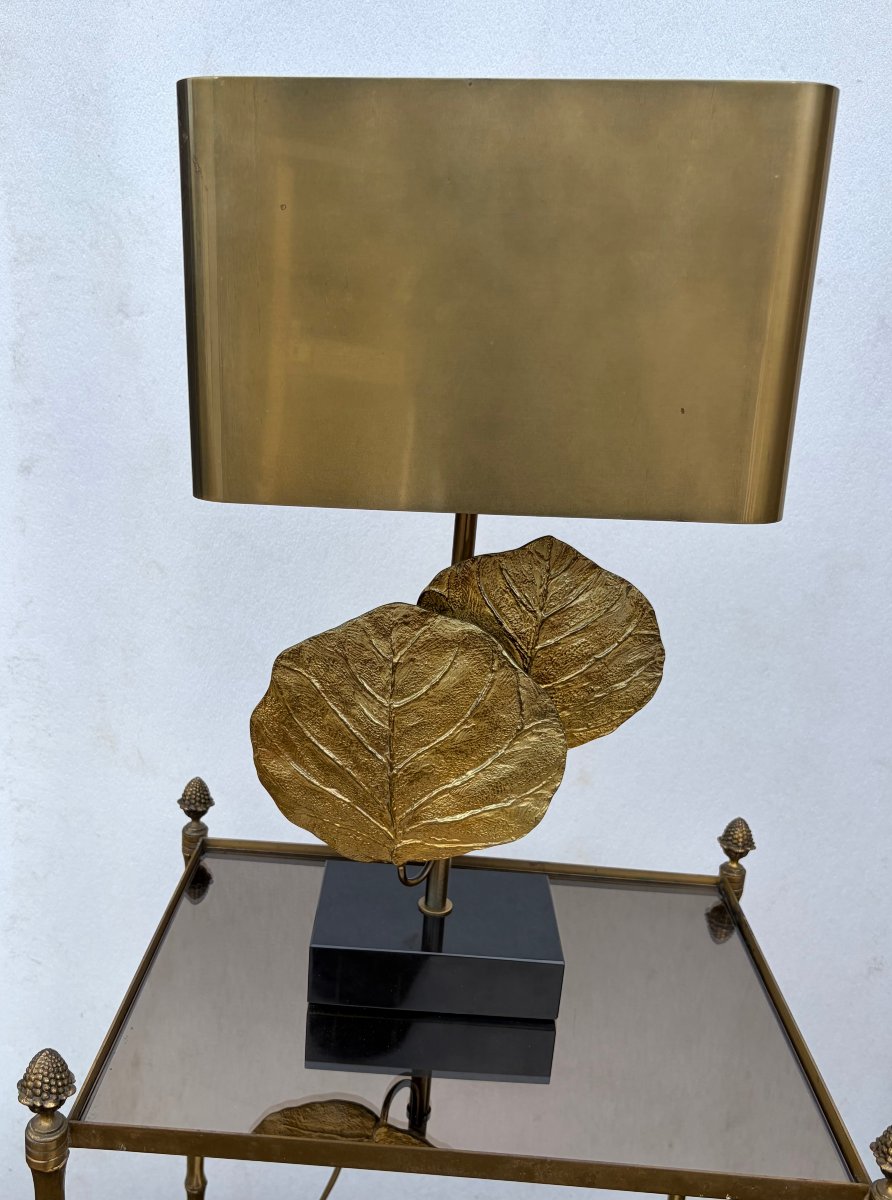 1965′ Maison Charles Lampe Sculpture, "guadeloupe" Model, In Bronze, Signed-photo-3