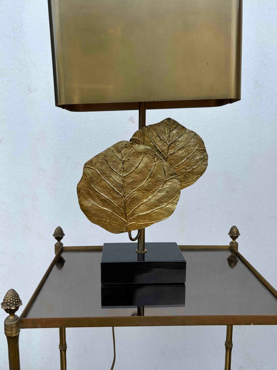 1965′ Maison Charles Lampe Sculpture, "guadeloupe" Model, In Bronze, Signed-photo-4
