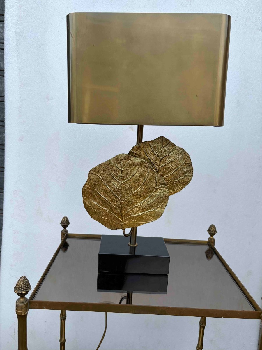 1965′ Maison Charles Lampe Sculpture, "guadeloupe" Model, In Bronze, Signed-photo-5