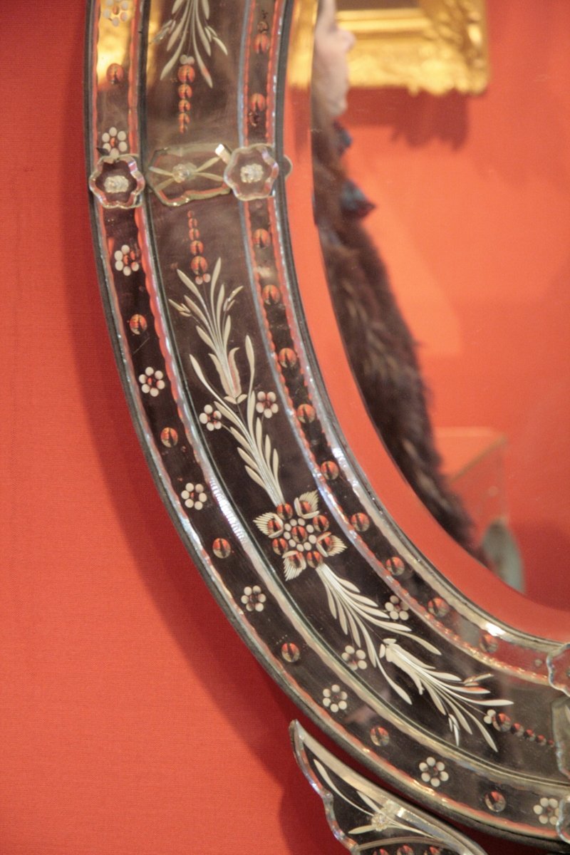 Miroir Vénitien Ovale -photo-3