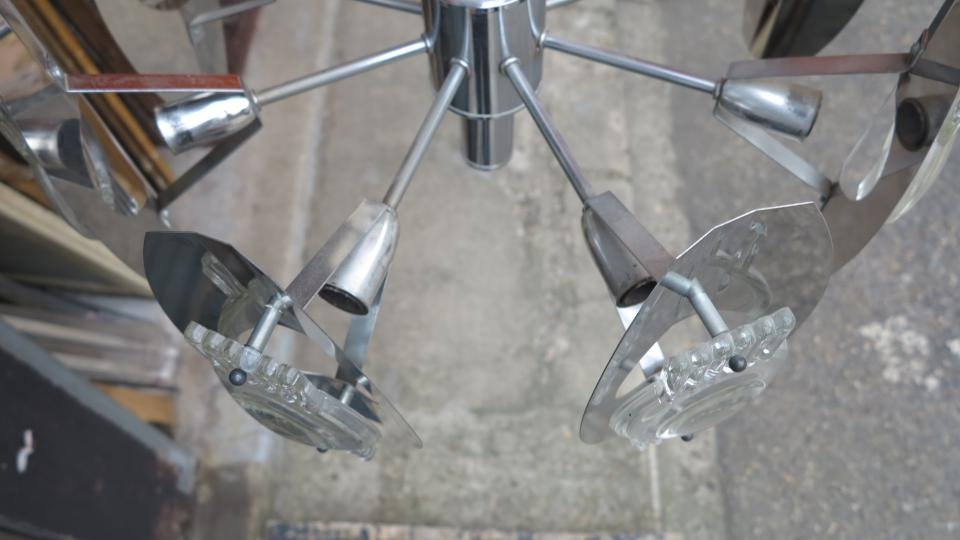 Chandelier 60/70 With Loupes Forming Beam-photo-4