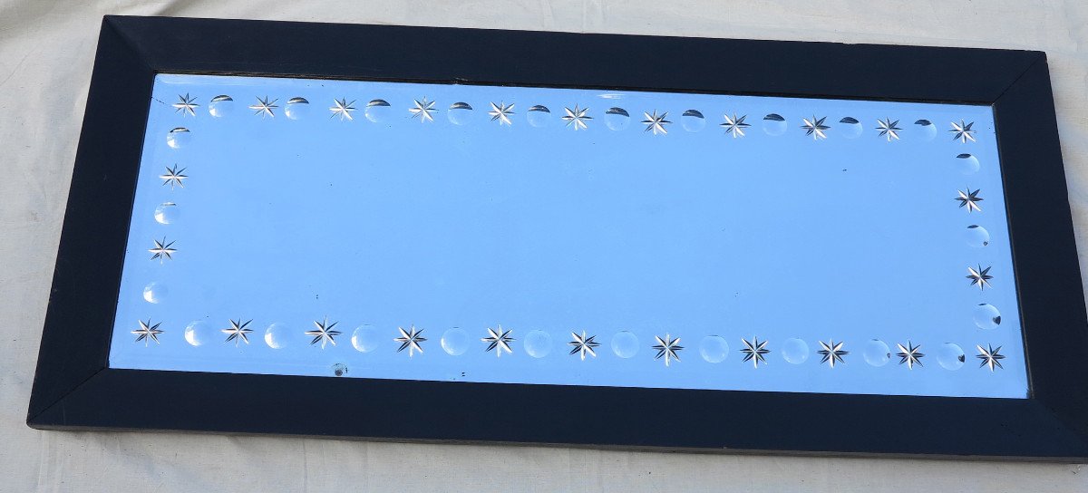 1900/40 'venice Mirror With Bubbles And Stars 55 X 124 Cm-photo-4