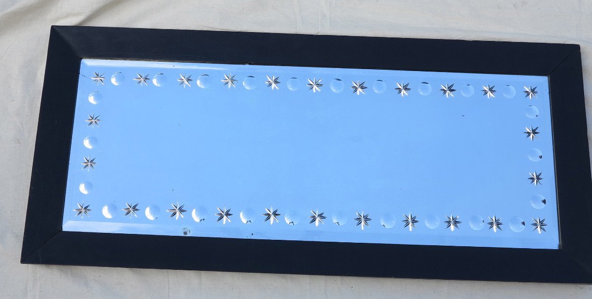 1900/40 'venice Mirror With Bubbles And Stars 55 X 124 Cm-photo-1