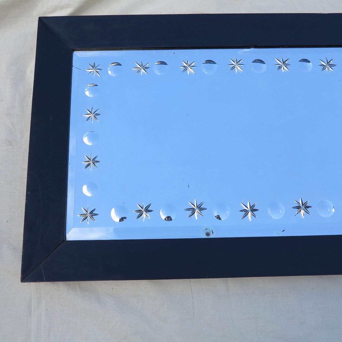 1900/40 'venice Mirror With Bubbles And Stars 55 X 124 Cm-photo-2
