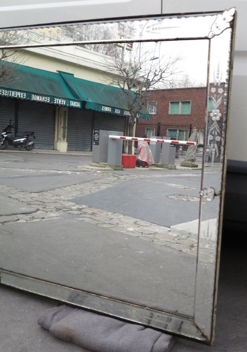 1900 ′ Rectangular Venetian Mirror 3m60 X 1m30-photo-1