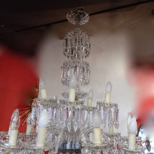 1950 ′ Chandelier 15 Branches 10 + 5 Baccarat-photo-7