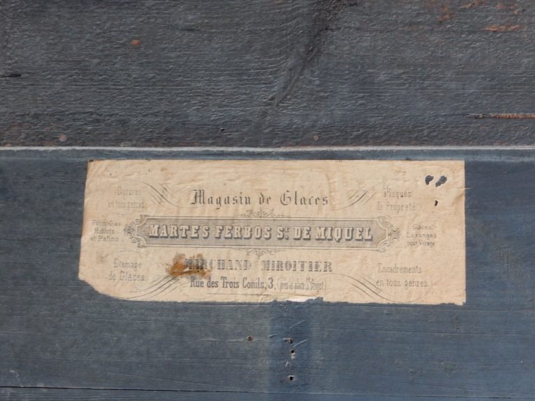 1820/50 Miroir St L XIV A Pareclose Tain Mercure 133 X 114 Cm-photo-2