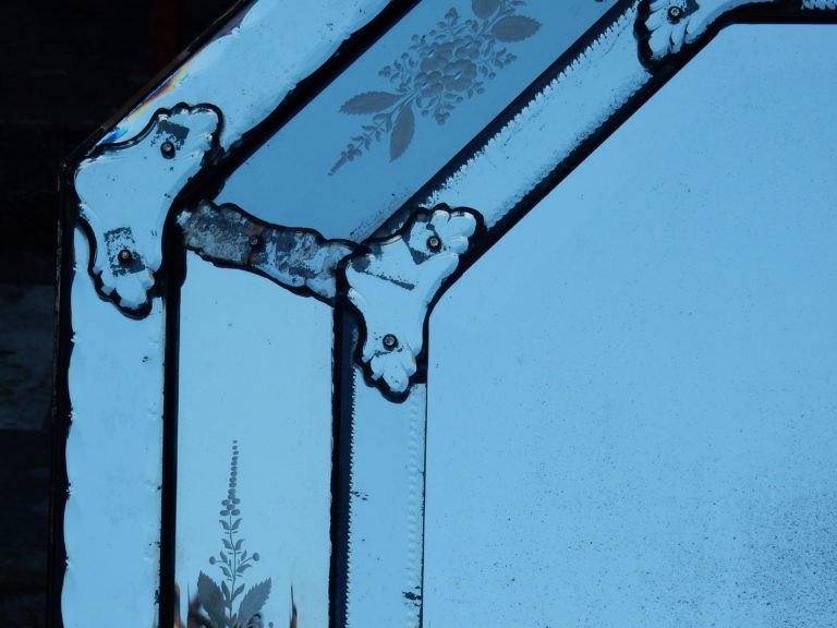 1820/50 Miroir St L XIV A Pareclose Tain Mercure 133 X 114 Cm-photo-3