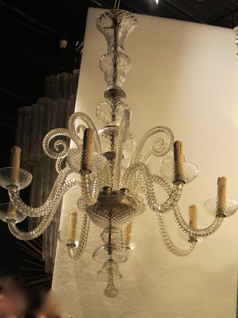 1900/20 ′ Crystal Chandelier 8 Arms And 8 Crosses-photo-4