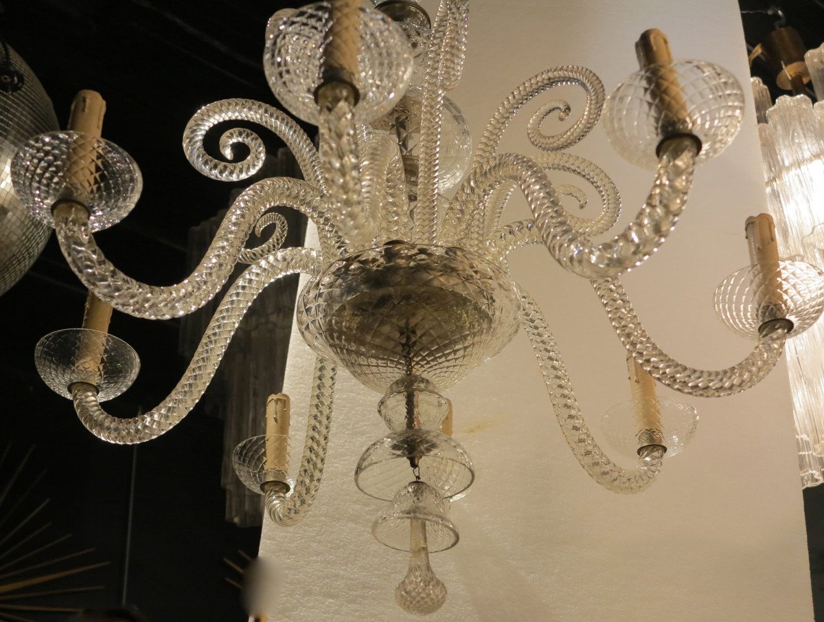 1900/20 ′ Crystal Chandelier 8 Arms And 8 Crosses-photo-1
