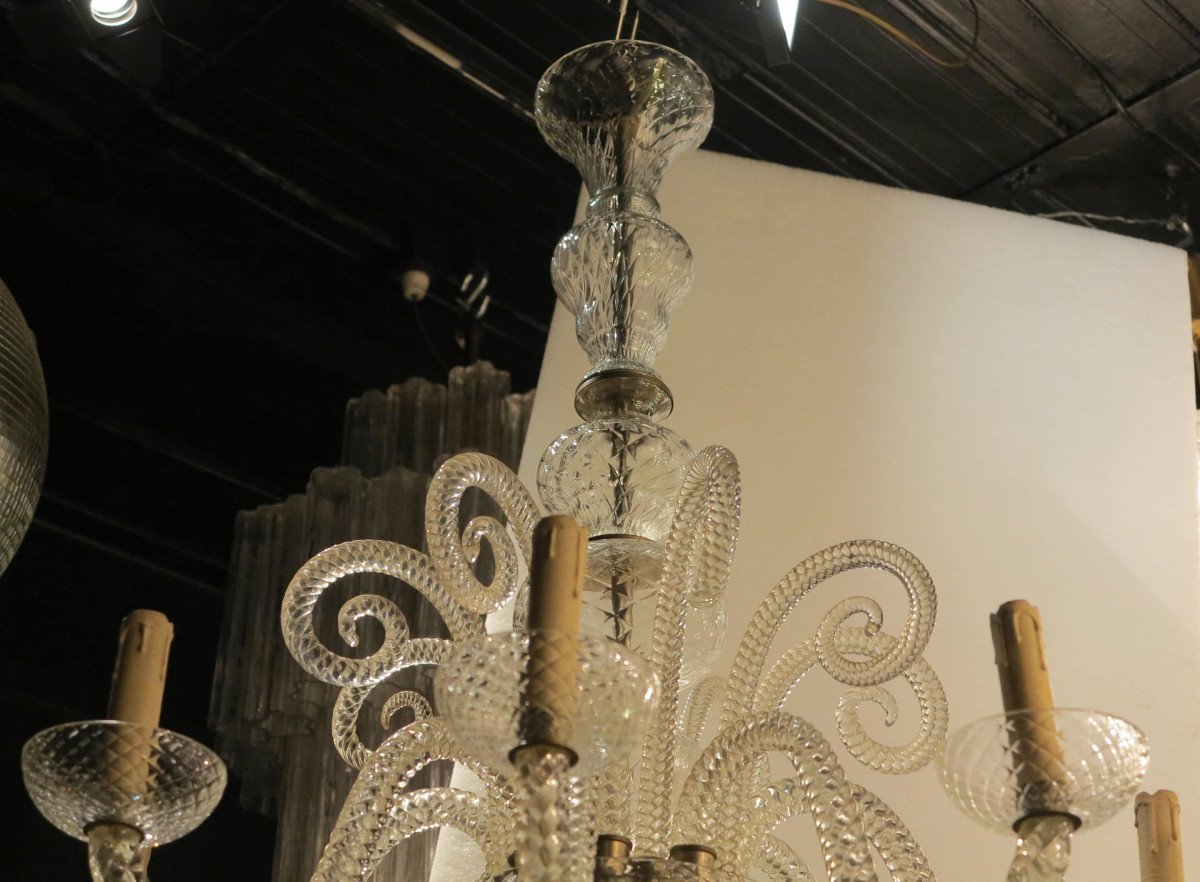 1900/20 ′ Crystal Chandelier 8 Arms And 8 Crosses-photo-2