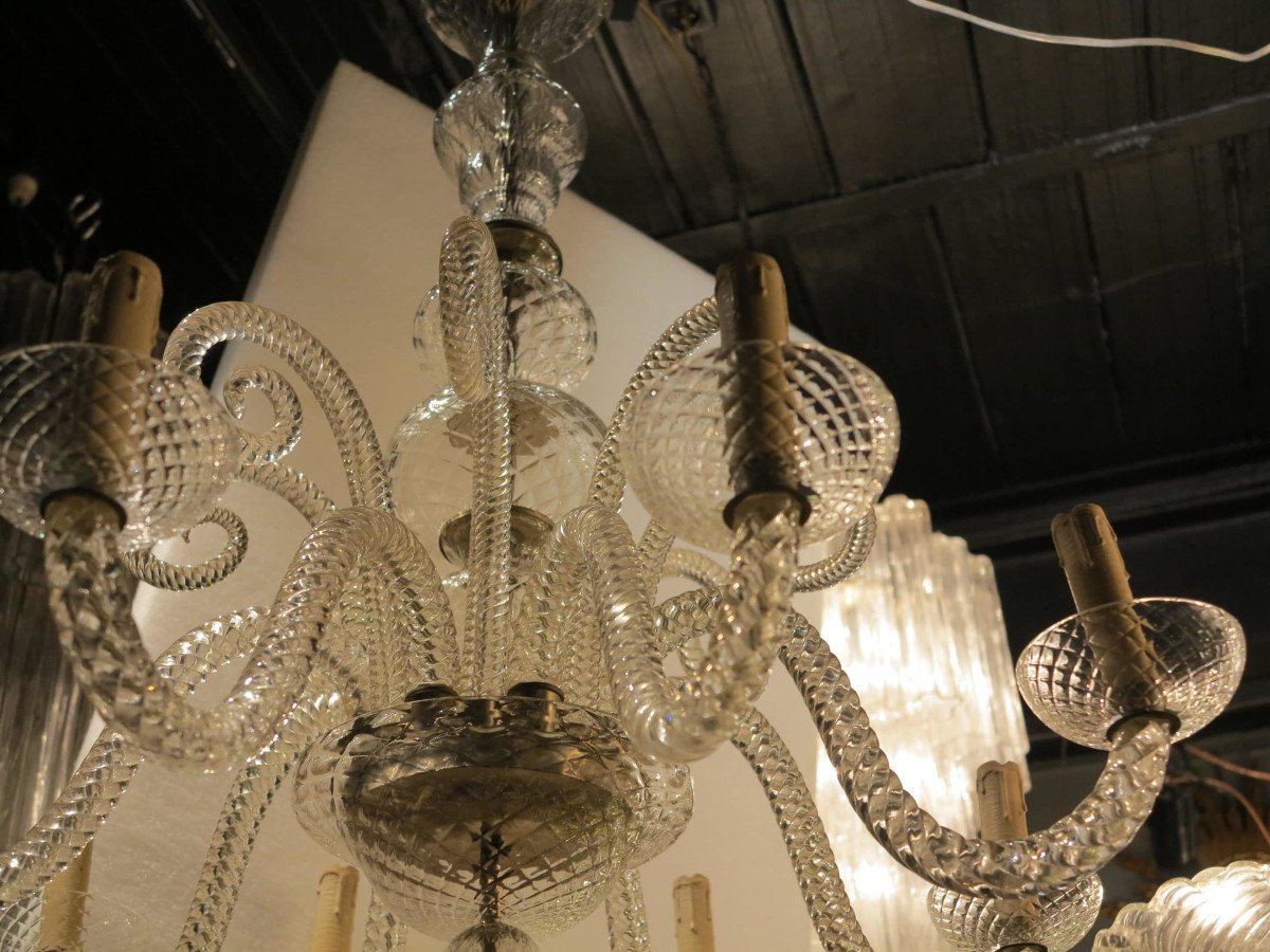 1900/20 ′ Crystal Chandelier 8 Arms And 8 Crosses-photo-3