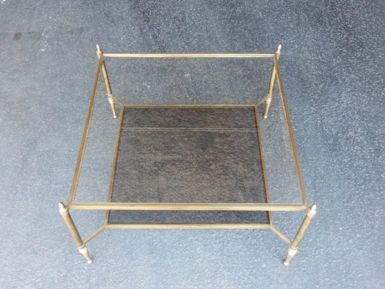 1950/70 'maison Jansen Coffee Table 85 X 85 Cm-photo-2