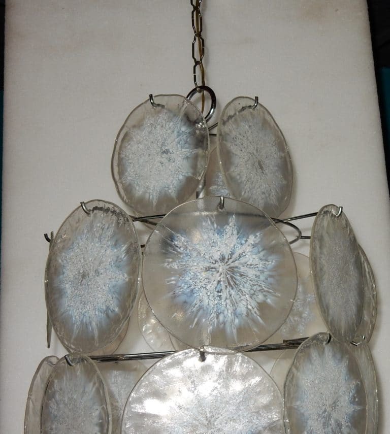 1970′ Lustre Vistosi 24 Disques Opalescents-photo-1