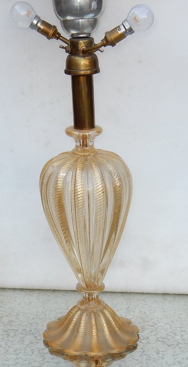 1970 ′ Barovier & Toso Style Murano Lamp-photo-4