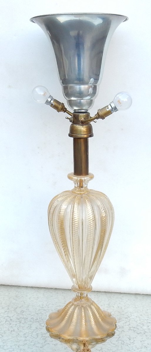 1970′ Lampe Murano Style Barovier & Toso-photo-1