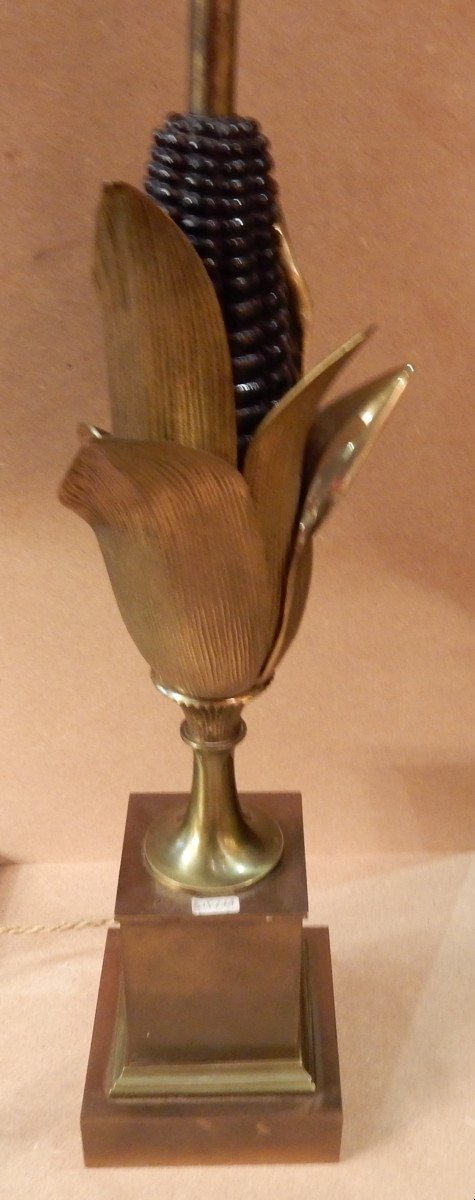 1970 ′ Maison Charles Style Corn Spike Lamp-photo-1
