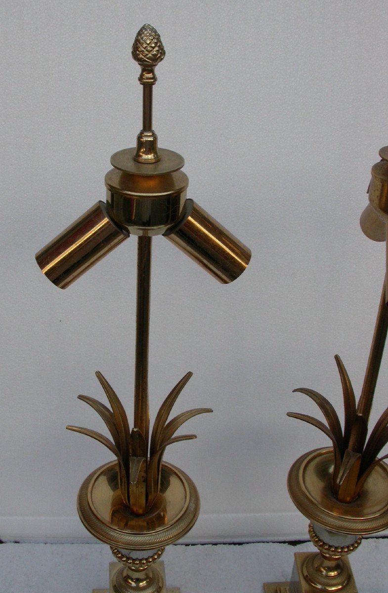 Pair Of Lamps 70 Style Maison Charles-photo-3