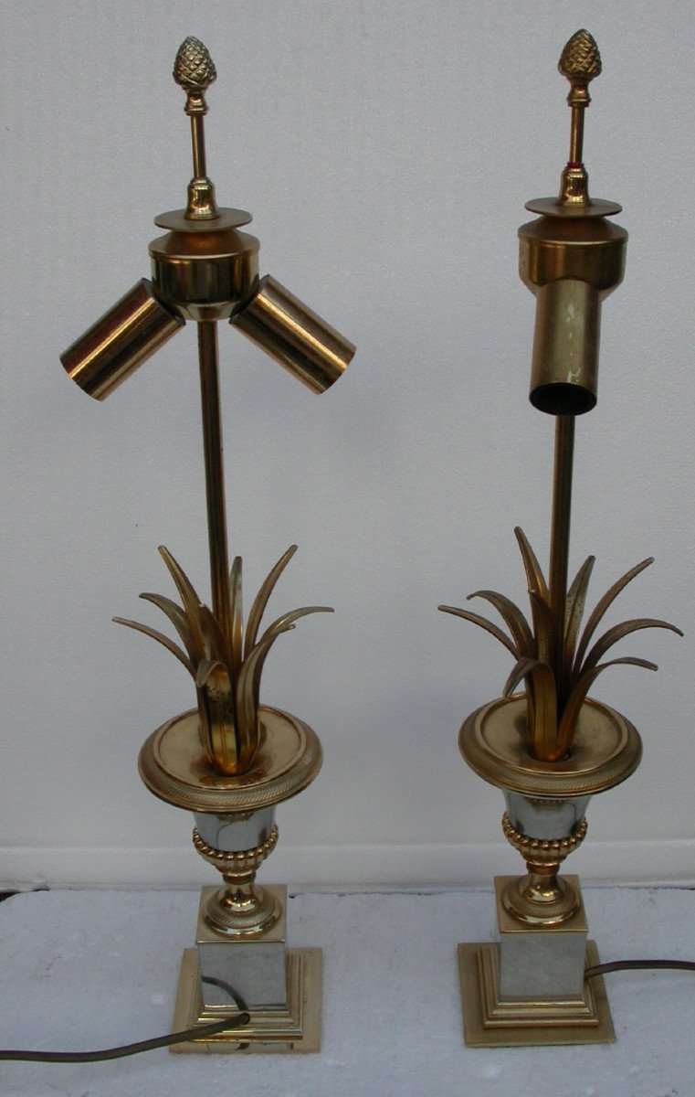 Pair Of Lamps 70 Style Maison Charles