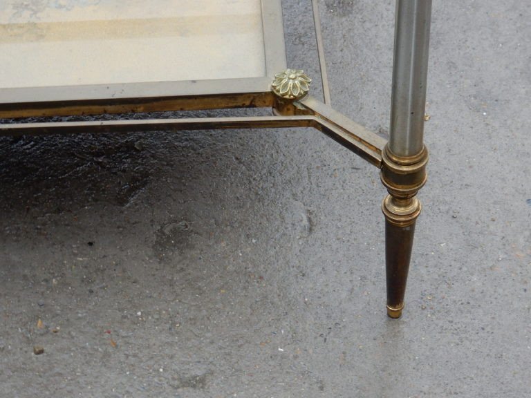 1950/70′ Table Basse Maison Jansen 93 X 49 X H49 Cm-photo-2