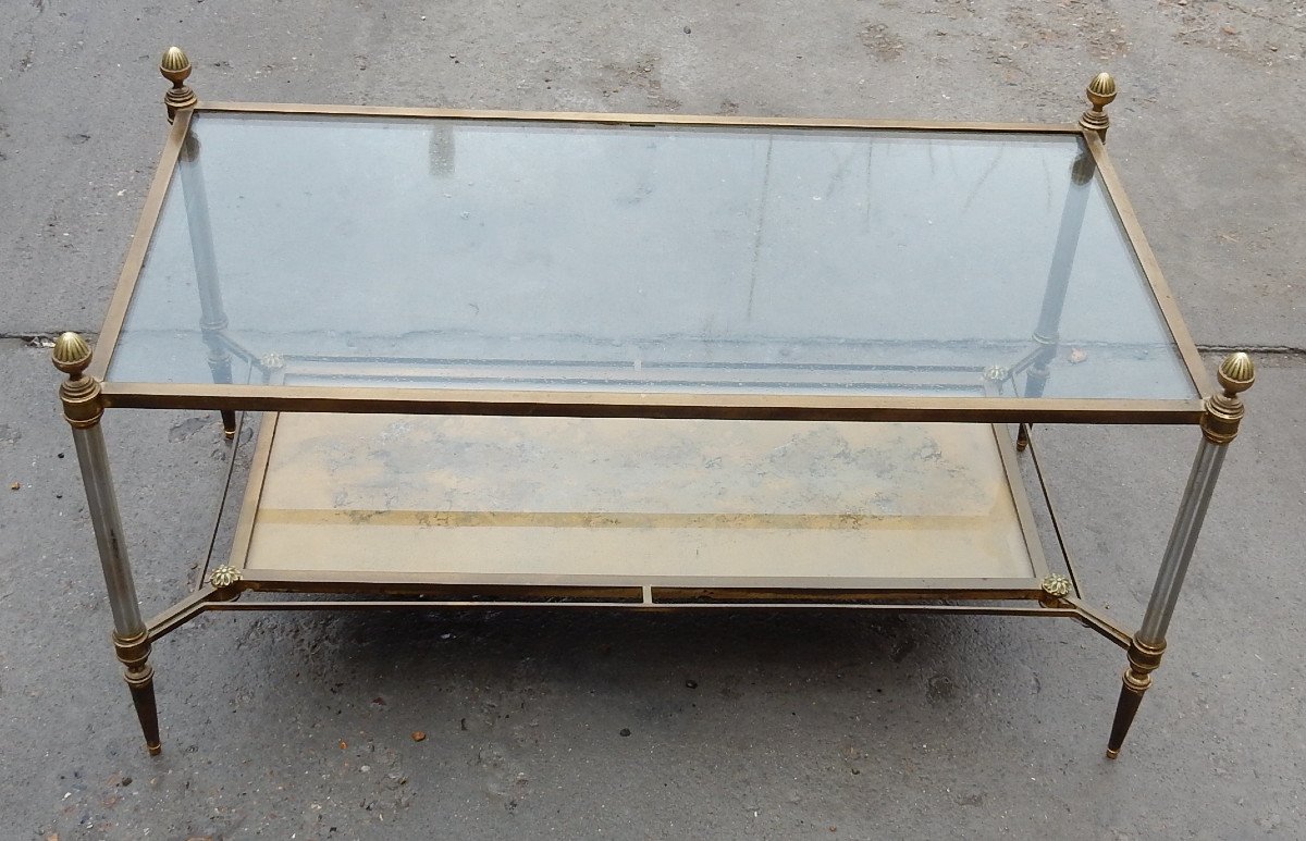 1950/70′ Table Basse Maison Jansen 93 X 49 X H49 Cm