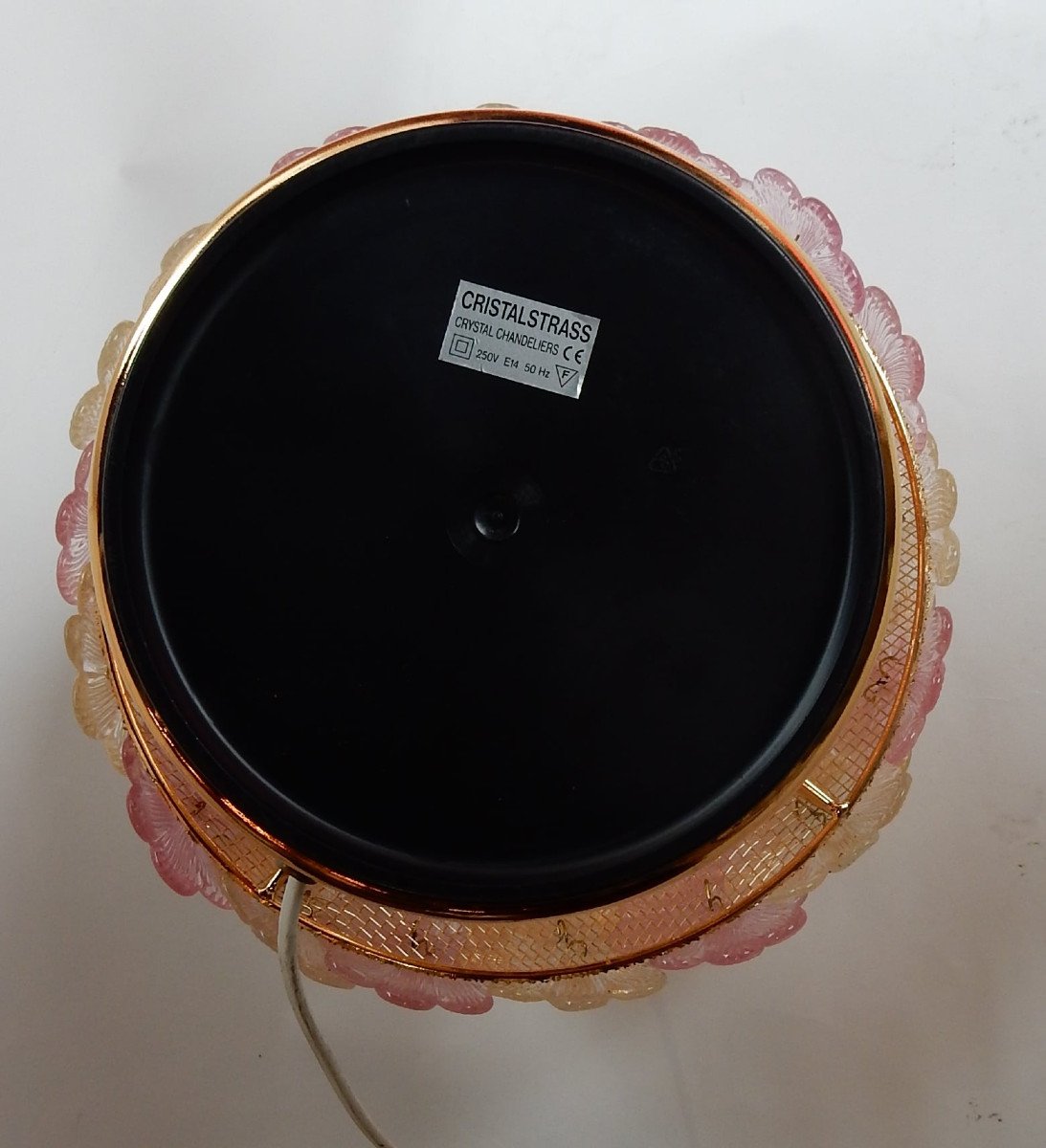 1980′ Lampe Style Murano Dit Chapeau De La Reine D’ Angleterre-photo-4