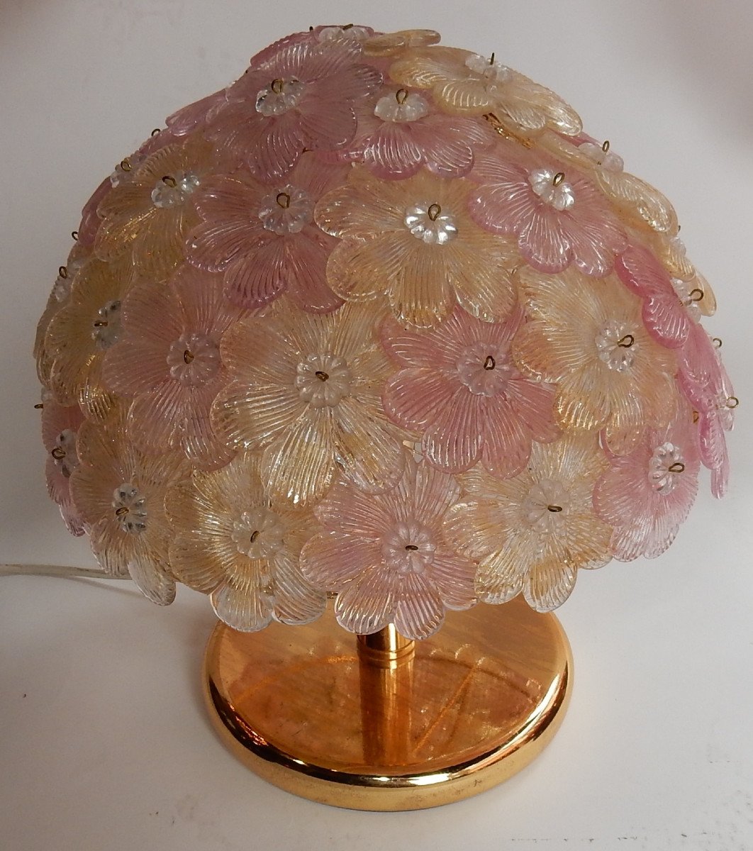 1980 ′ Murano Style Lamp Said Hat Of The Queen Of England-photo-4