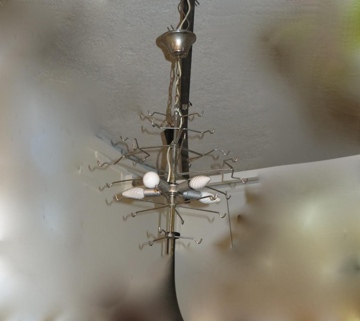 1970 ′ Venini Vistosi Style Chandelier 27 Pieces-photo-3