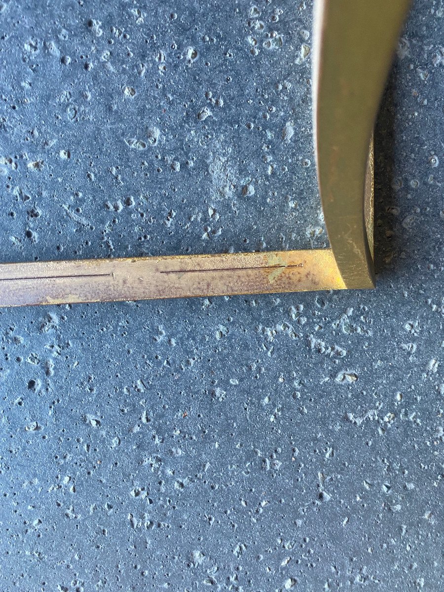 1950/70 Paire De Guéridons Par Roger Thibier En Fer Forgé Doré A L ‘ Or-photo-2
