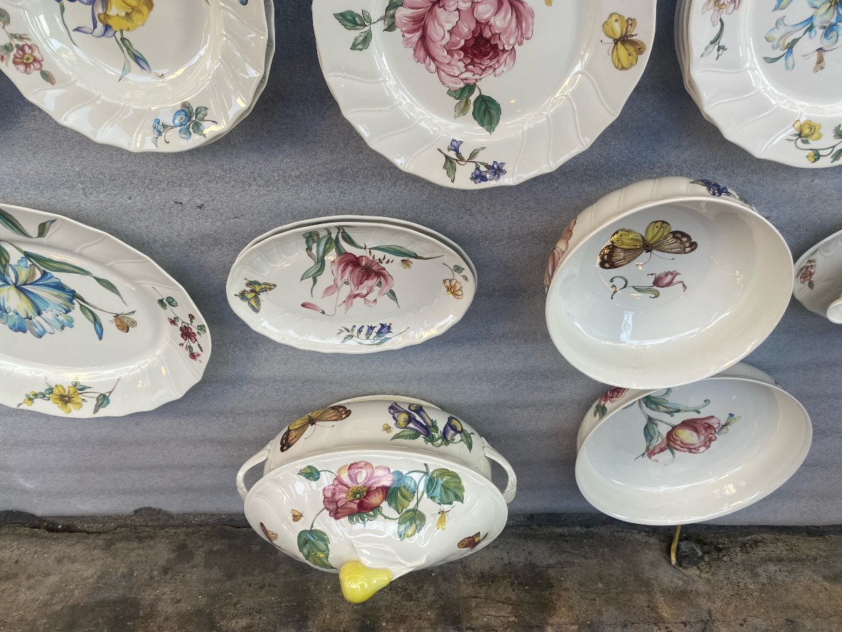 1970/80′ Service « Bouquet » Villeroy & Boch 44 Pièces-photo-2